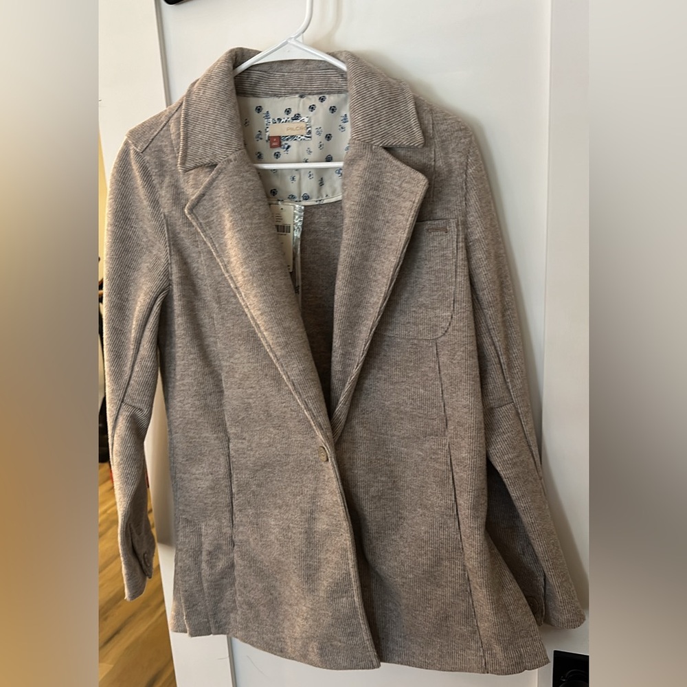 Anthropology heavy peacoat new with tags